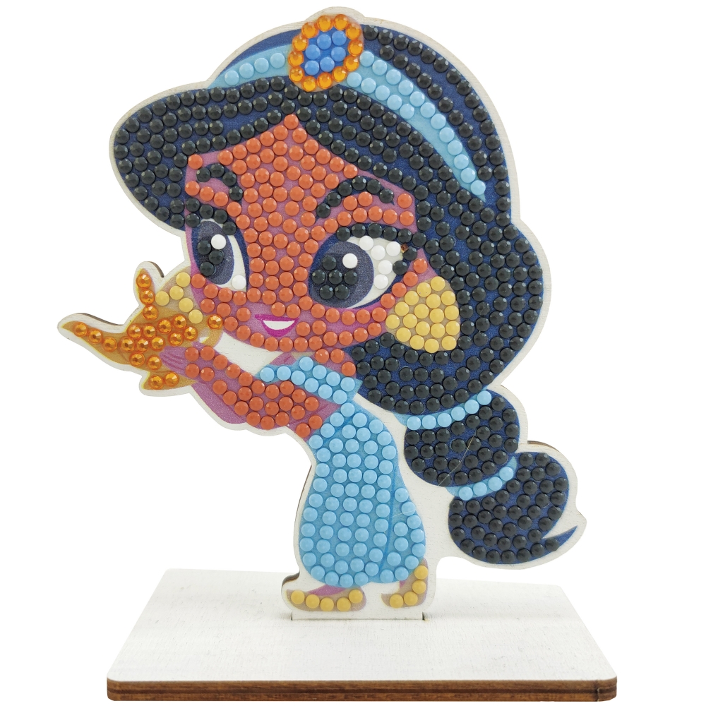 Diamond Embroidery Kit, Craft Buddy, Crystal Art Buddies, Jasmine, 7 Pieces