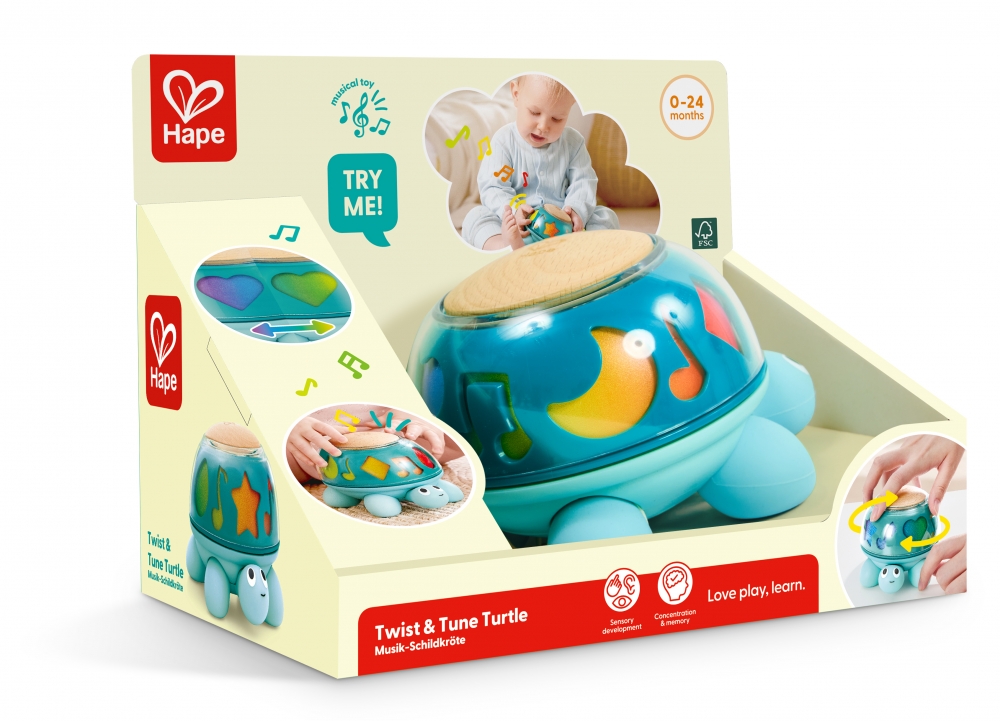 Interactive toy, Hape, Musical Turtle