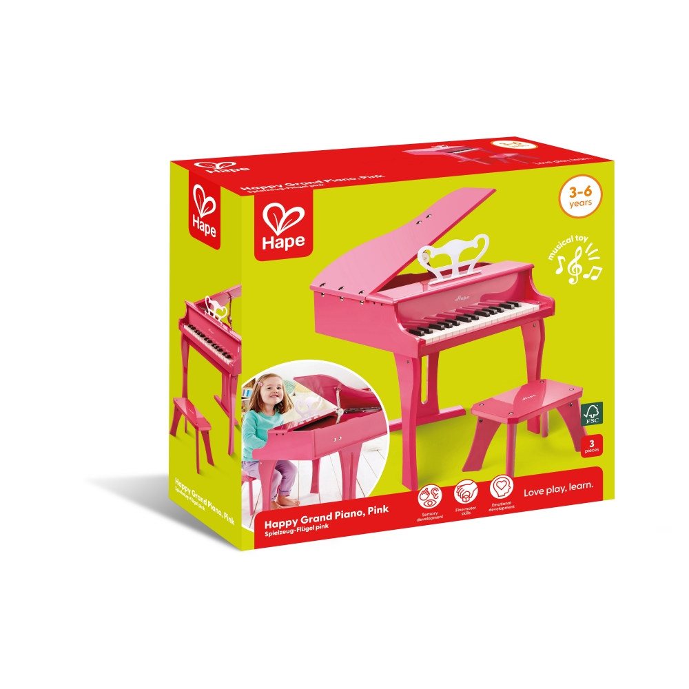 Wooden piano - Pink