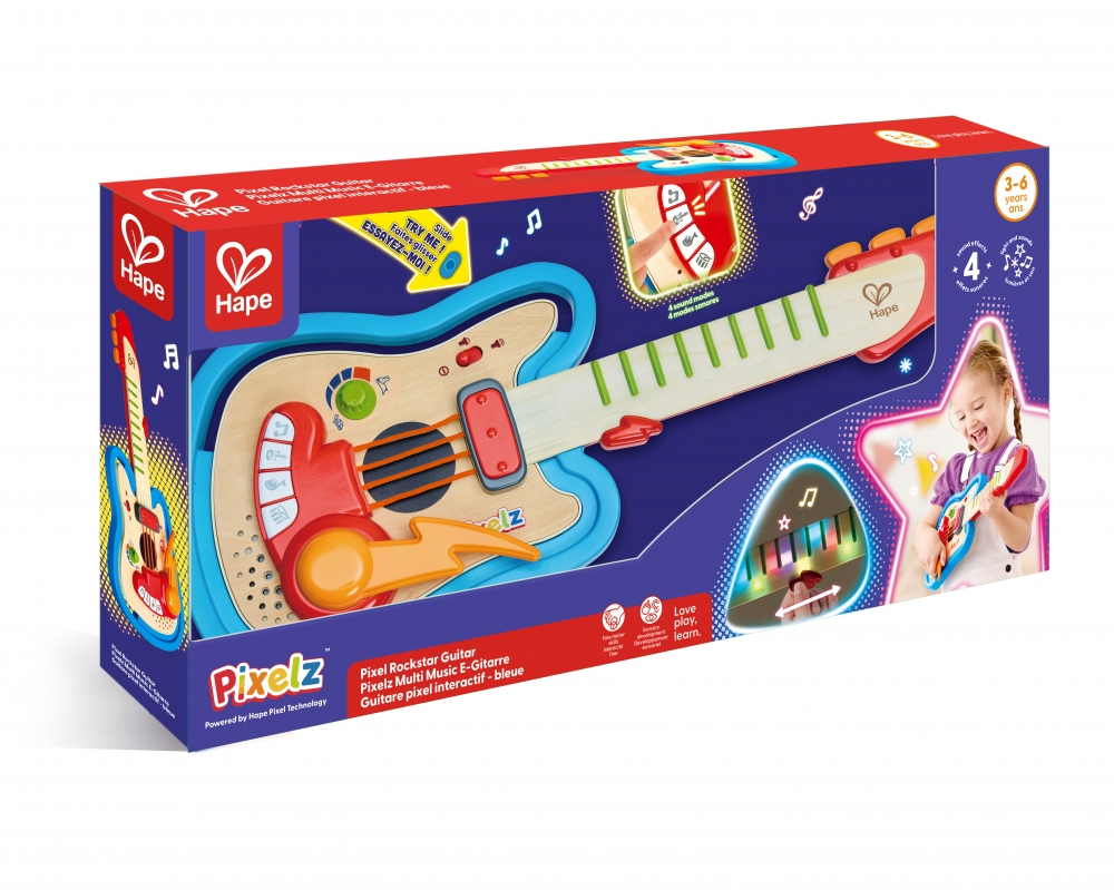 Interactive toy, Hape, Pixelz, Rockstar Guitar