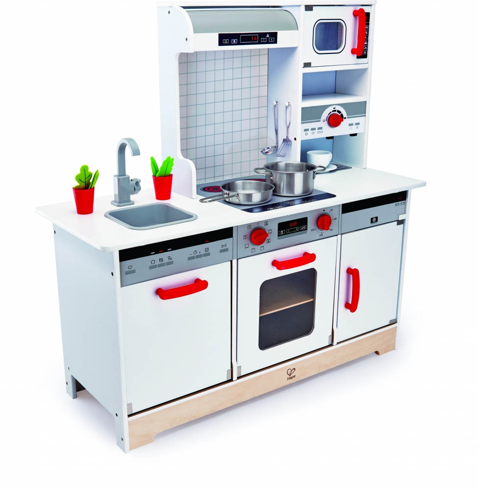 Large wooden kitchen
