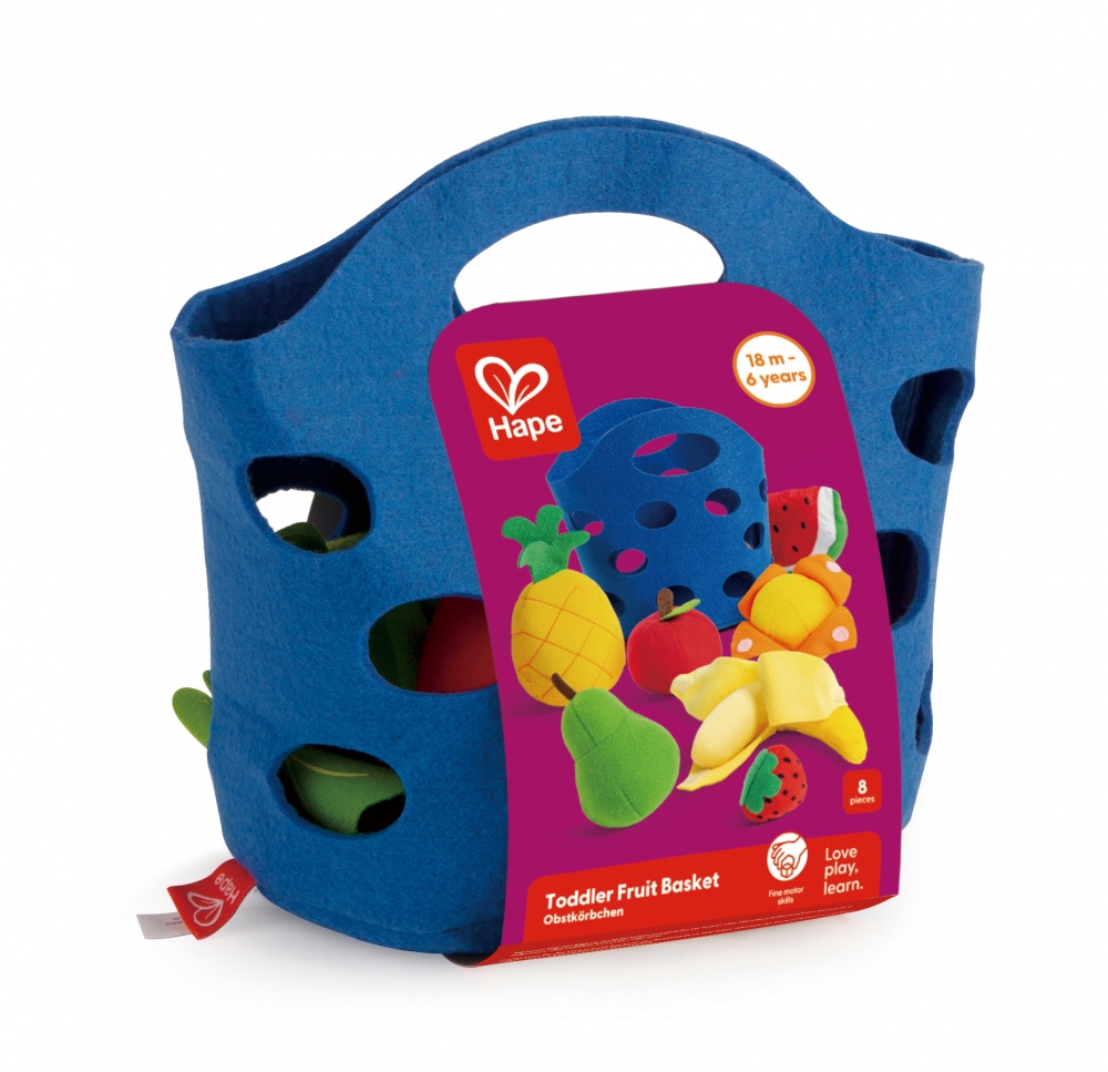 Playset, Hape, Fruit Basket, 8 pieces