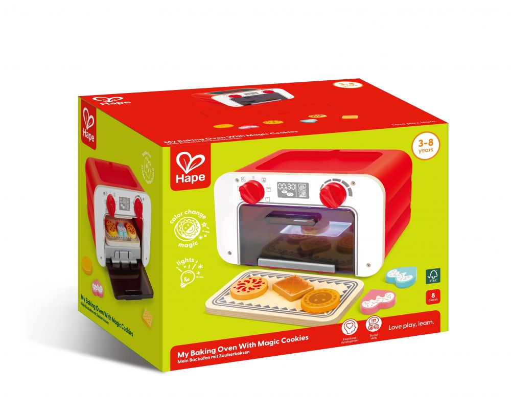 Wooden toy, Hape, Oven with changing colors