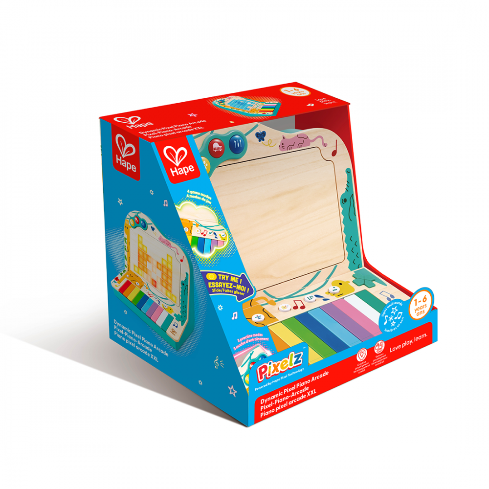 Interactive toy, Hape, Pixelz, Piano arcade