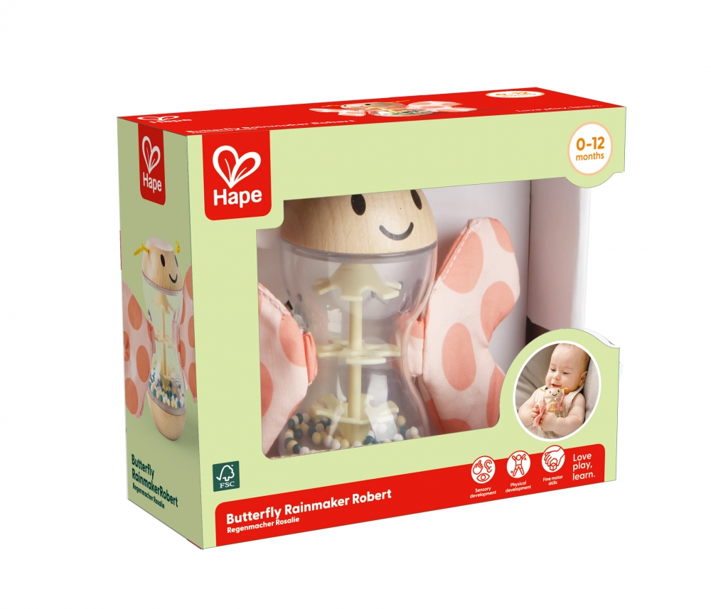 Baby toy, Hape, Butterfly Robert