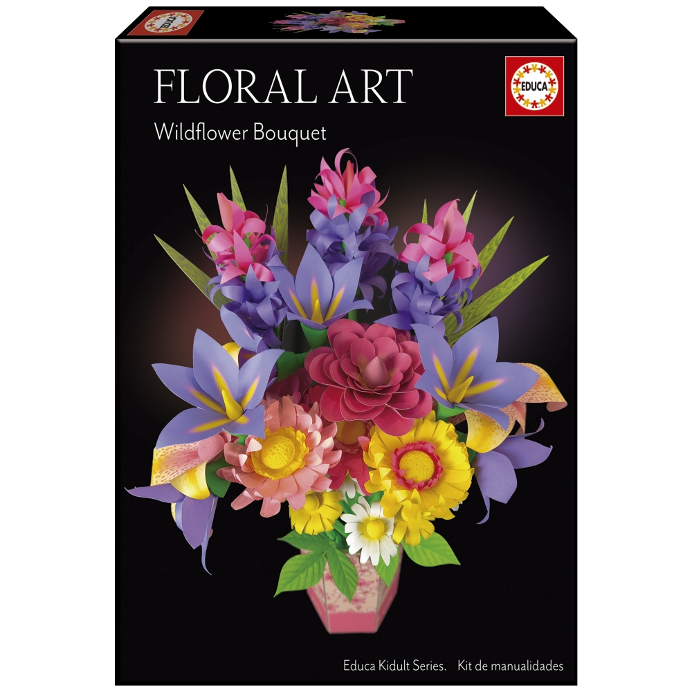 3D Puzzle, Educa, Floral Art, Bouquet of Wildflowers