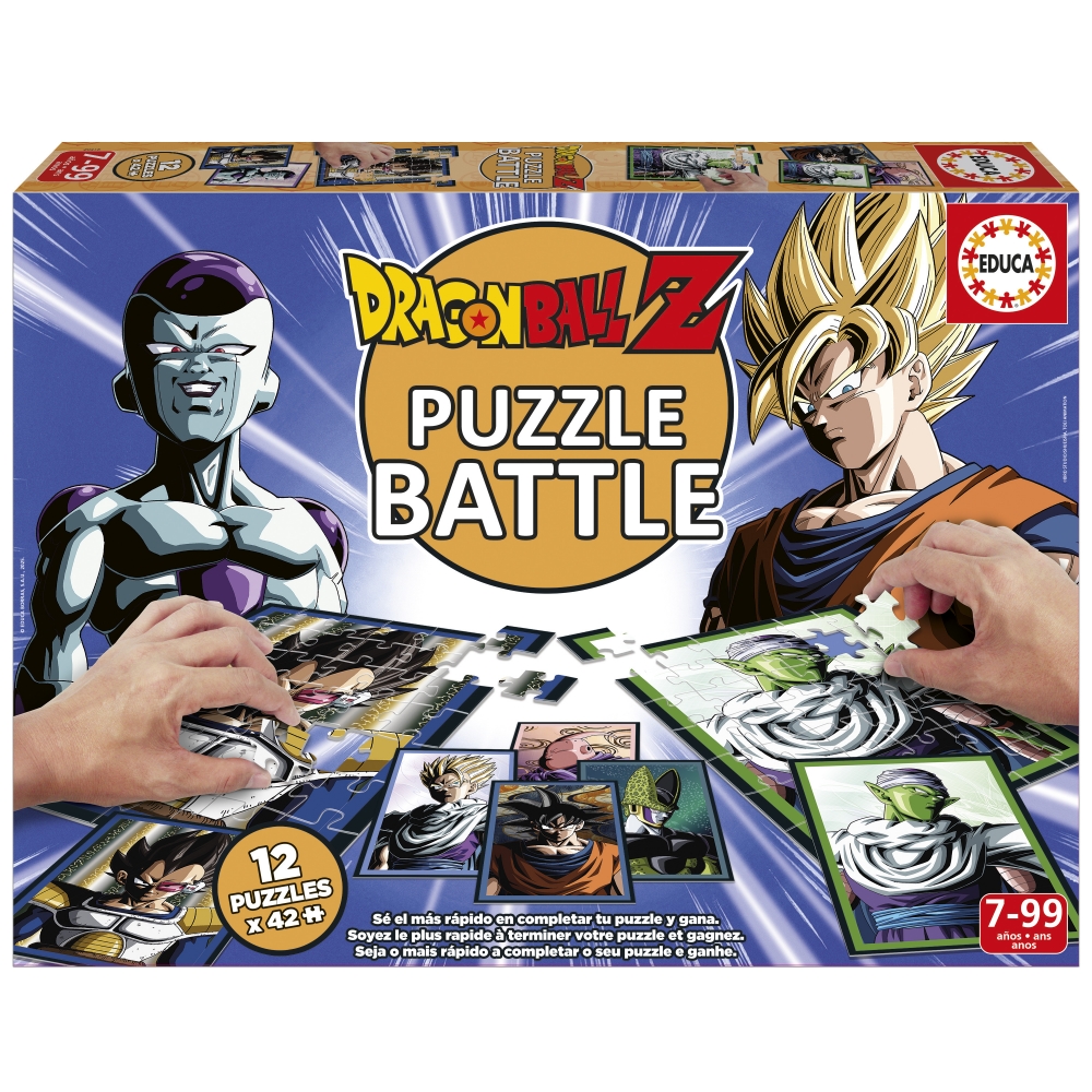 Puzzle Battles, Educa, Dragon Ball Z, 12 x 42 pieces