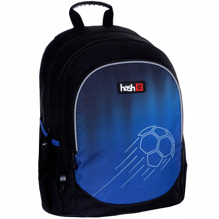 School backpack, HASH, Football, 39 x 28 x 15 cm