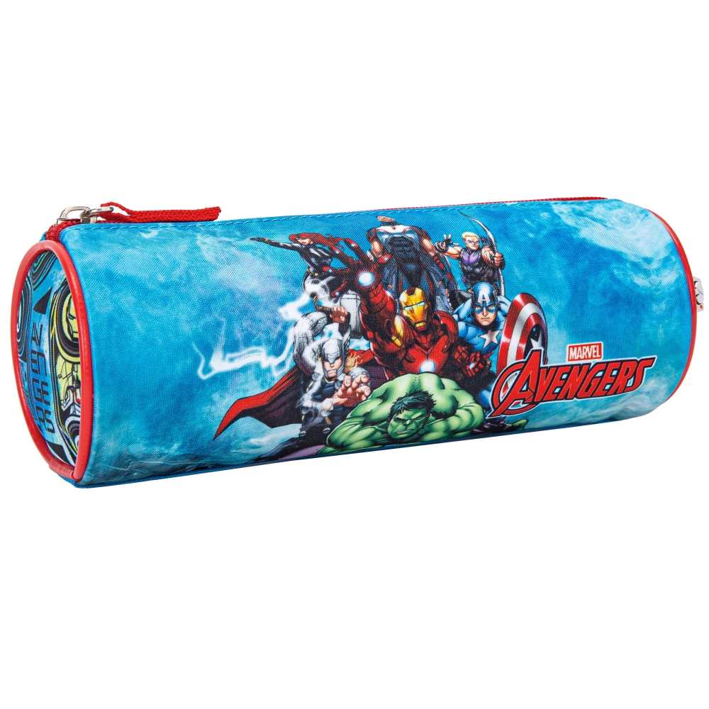 Cylindrical toilet case, Kstationery, The Avengers, 21 x 8 x 8 cm