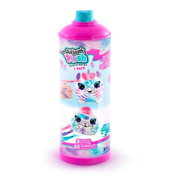 Creative set, Canal Toys, Mini plush coloring toy, 10 cm, 2 pcs