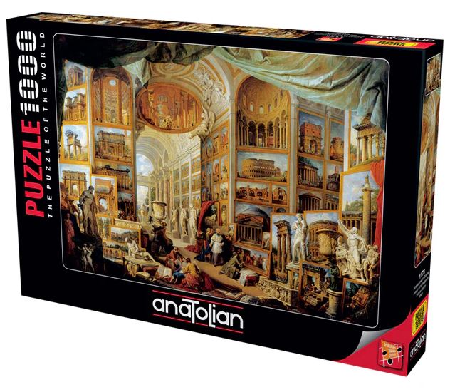 Puzzle, Anatolian, Interior of a gallery with imaginary paintings, 1000 pieces