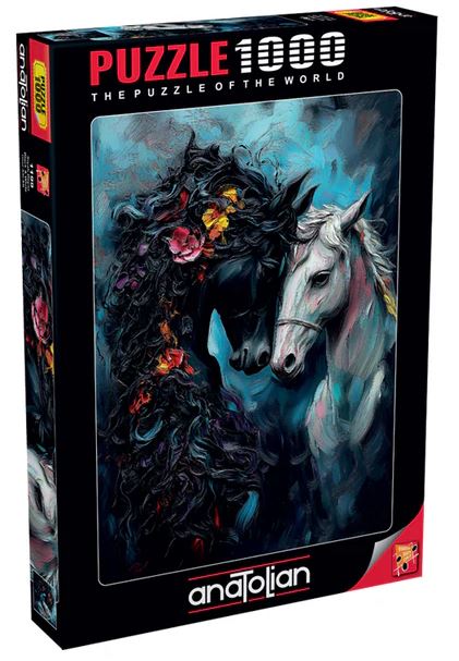 Puzzle, Anatolian, Black and White, 1000 pieces