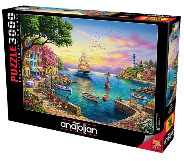 Puzzle, Anatolian, The Lighthouse in Blue, 3000 pieces