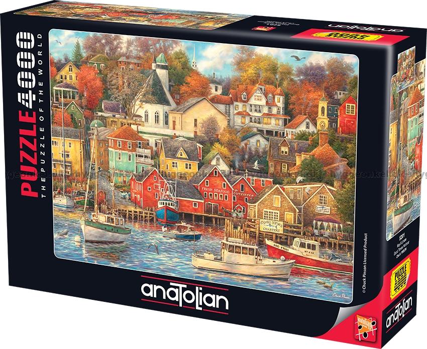 Jigsaw puzzle, Anatolian, Cozy harbor, 4000 pieces