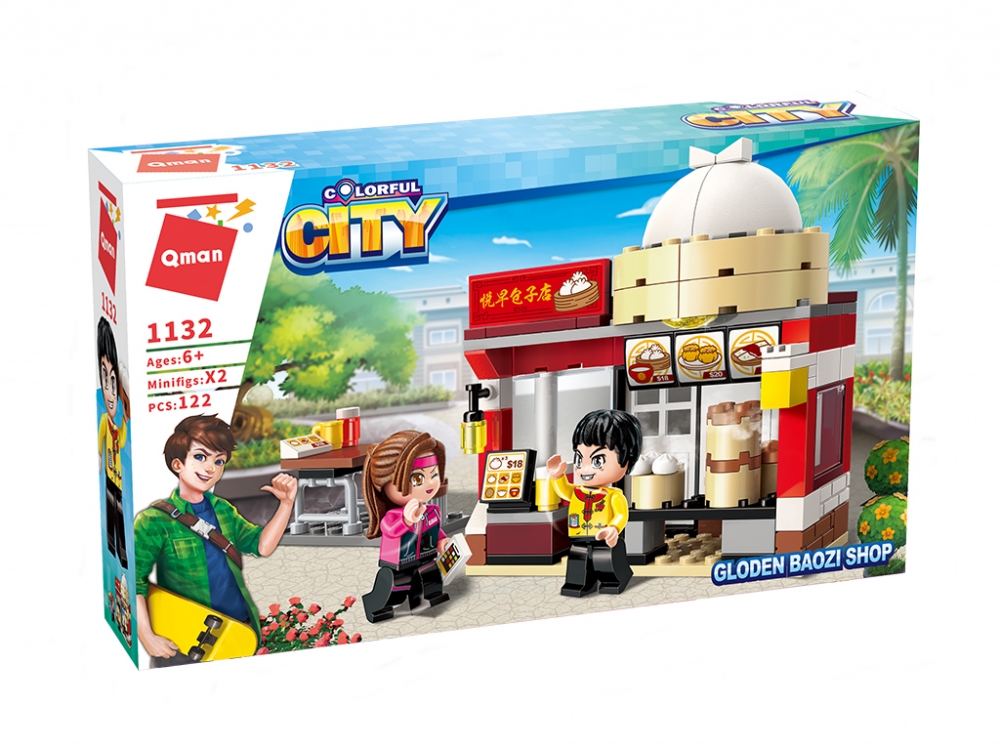 Constructor, Qman, Fast Food Shop, 122 pieces