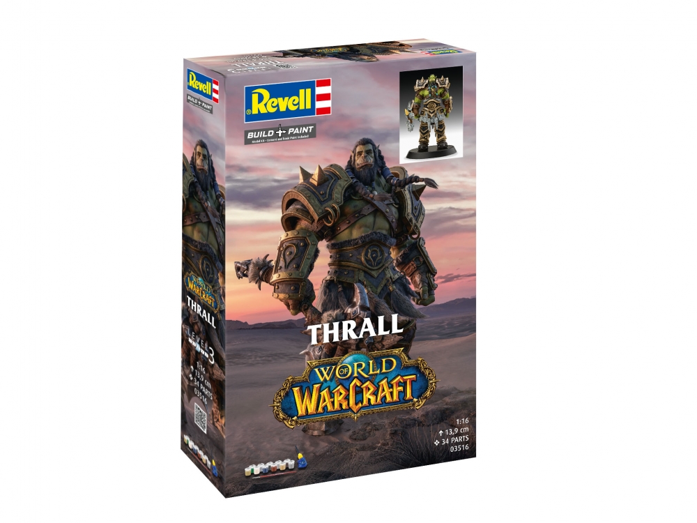 Assembly model, Revell, World of Warcraft, The Orc Thrall Gift Set, 60 pieces