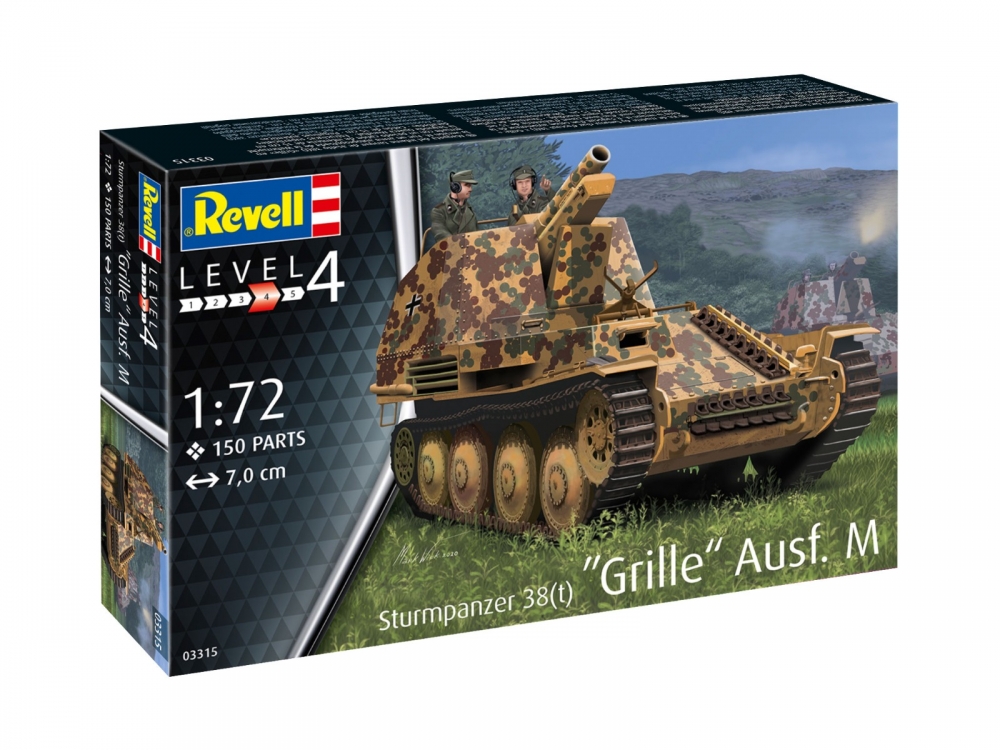 Assembled model, Revell, German self-propelled gun