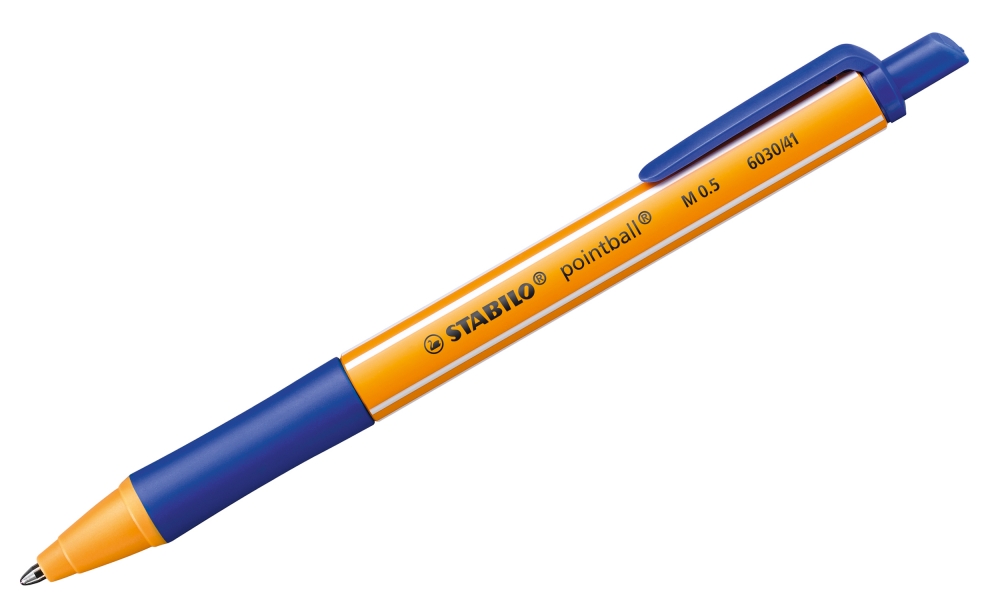 Ballpoint pen, Stabilo, Pointball M0.5 6030/41, Blue