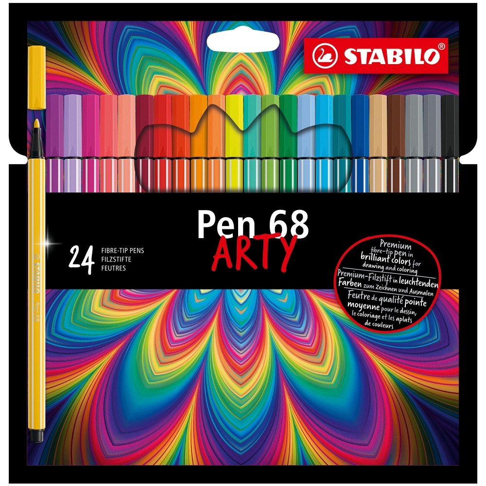 Set of markers, Stabilo, Pen 68 Arty, 24 colors