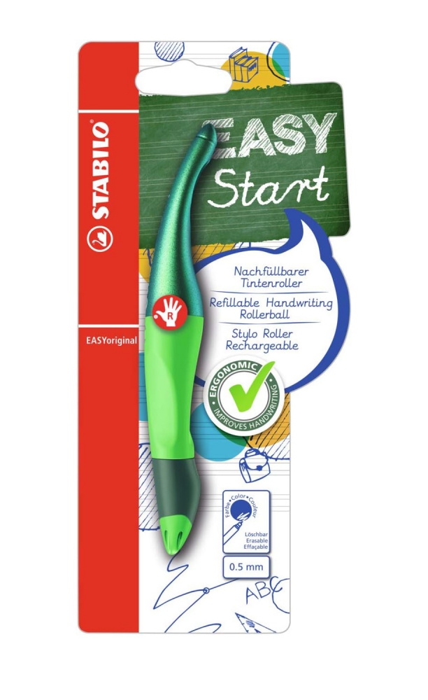 Ergonomic roller, Stabilo, EASYoriginal 0.5mm, Right hand, Green