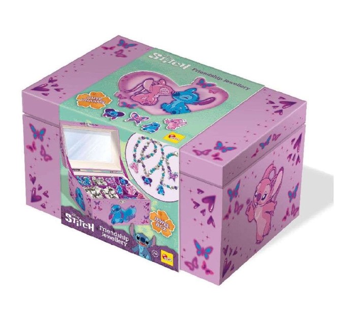 DIY jewelry with Stitch, jewelry box kit