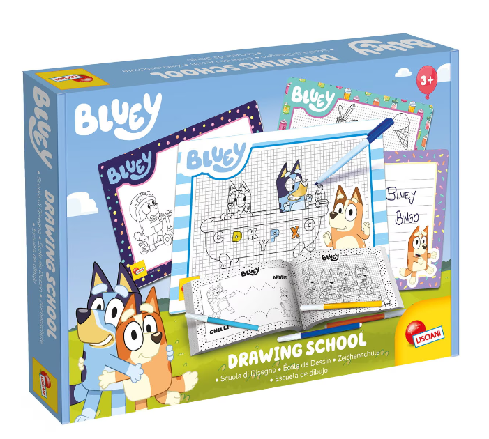 Creative set, Lisciani, Bluey, Drawing school