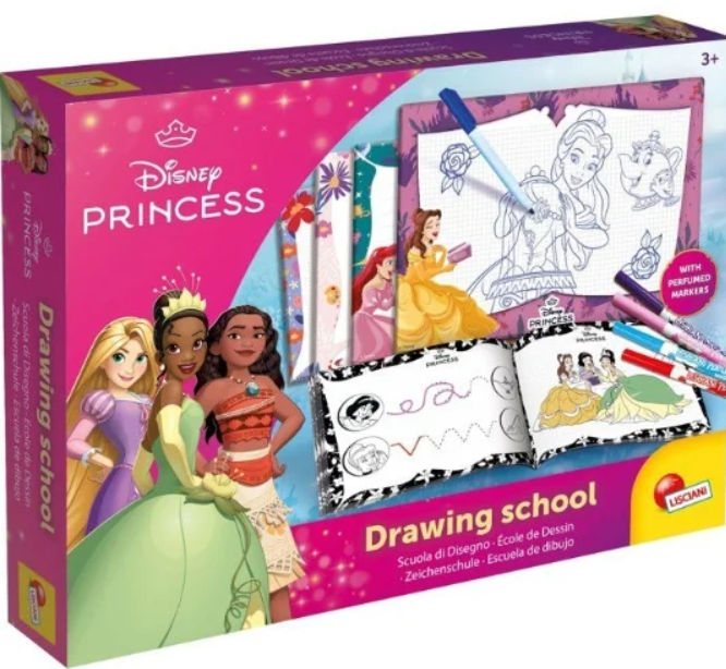 Creative set, Lisciani, Princesses, Drawing school