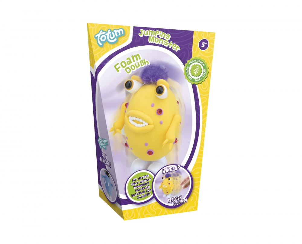 Make with modelin - Yellow monster