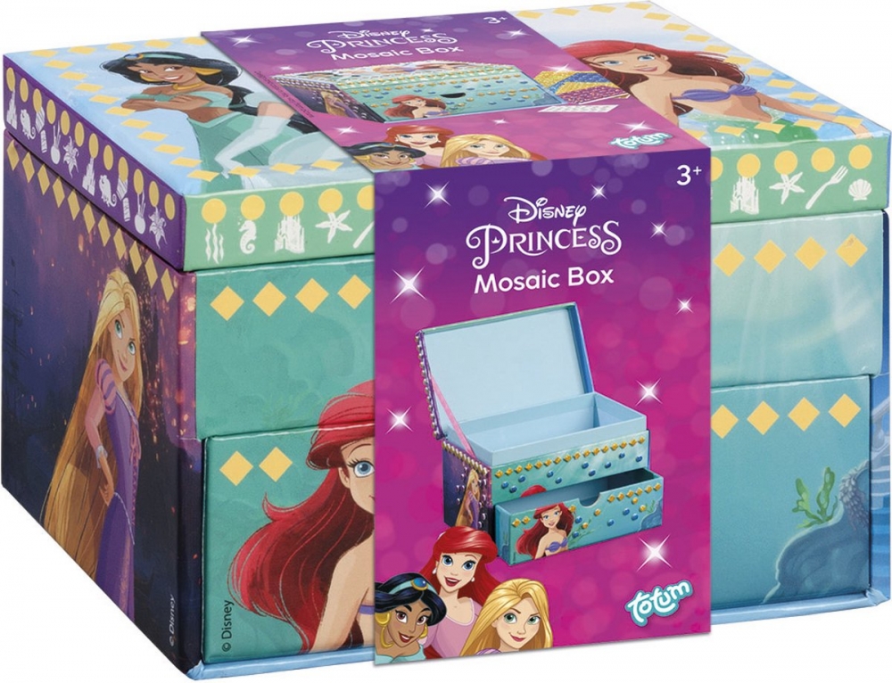 Creative Kit, Totum, Disney Princess, Decorate DIY Jewelry Box
