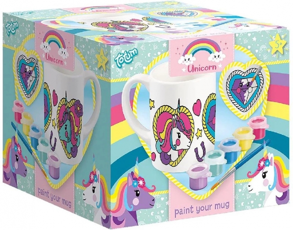 Creative Kit, Totum, Color DIY Mug, Unicorn