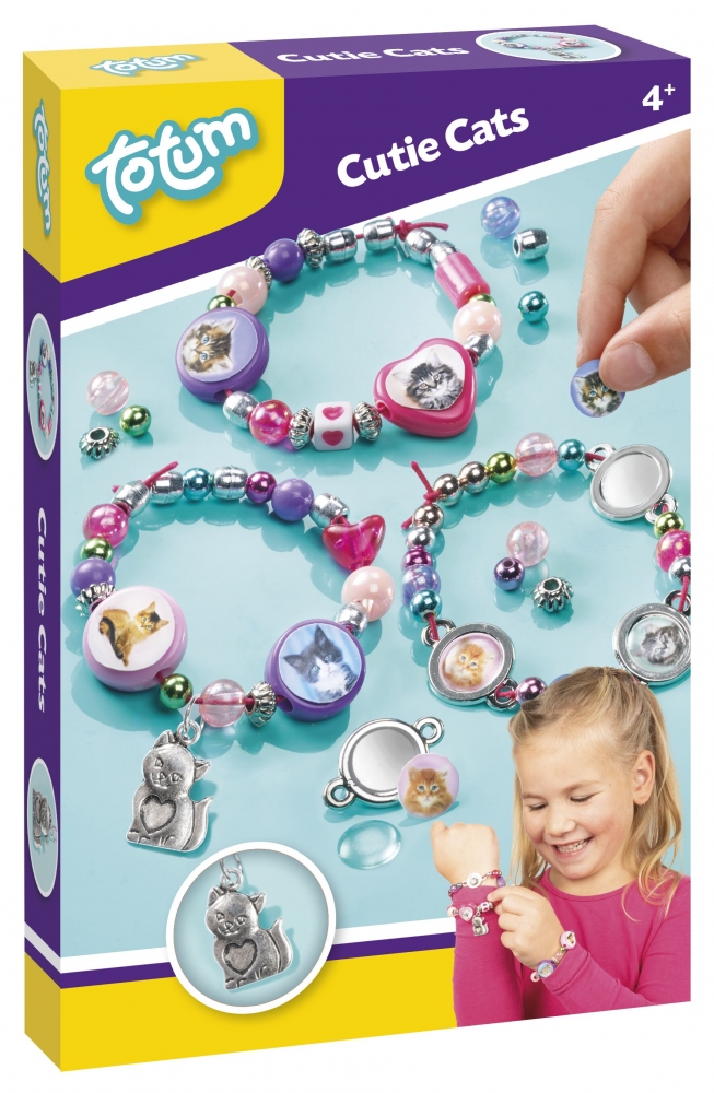Creative kit, Totum, DIY kitten bracelets