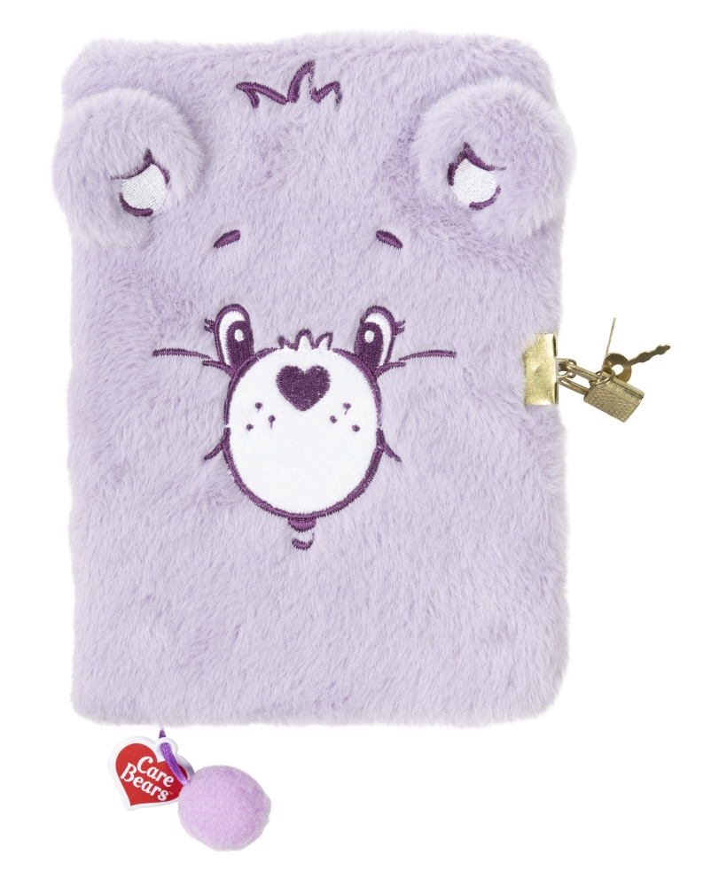 Fluffy Diary, Totum, Care Bears, with Padlock, Blue