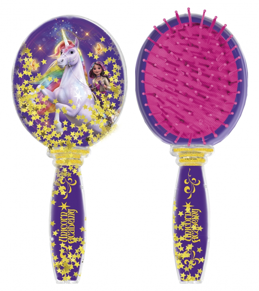 Children&prime;s hairbrush, Totum, Unicorn academy