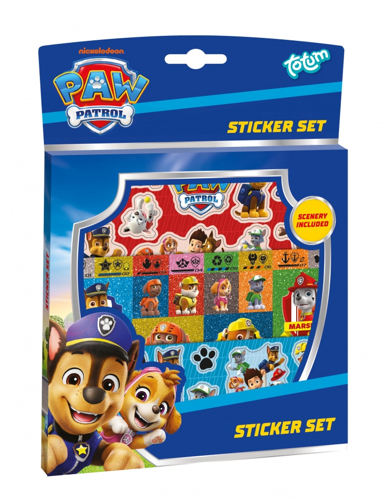 Set of stickers, Totum, Paw Patrol, 50 pieces