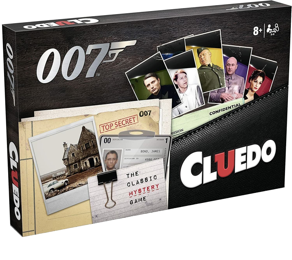 Board Game, Winning Moves, Cluedo, James Bond 007