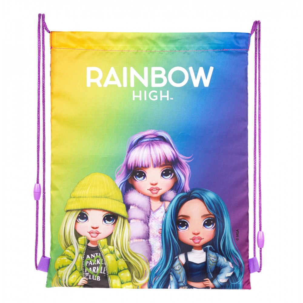 Sport Team Bag, Astra, AD1, Rainbow High, Silver Style, , 44 × 33 cm, Multicolor
