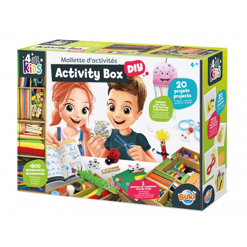Creative kit, Buki France, Box of creative hobby supplies, 800 pieces