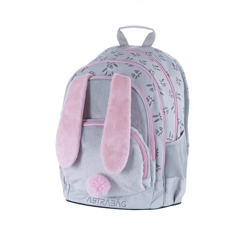 School backpack, Astra, Cute bunny, 39 x 28 x 15 cm