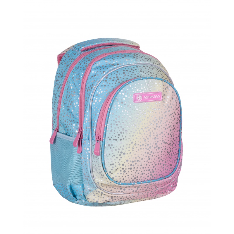 Backpack ASTRABAG AB330 Rainbow Dust, Chrome effect