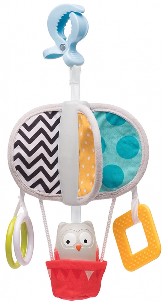 Baby toy with clip, Taf Toys, Owl, 20 x 11 x 14 cm