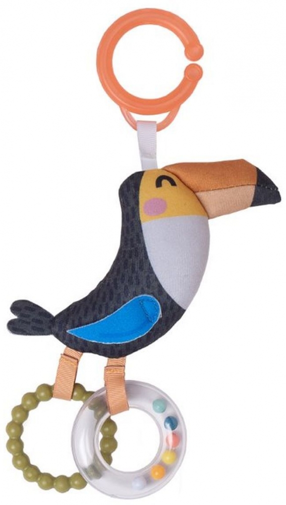 Baby soft rattle, Taf Toys, Toucan, 18 cm