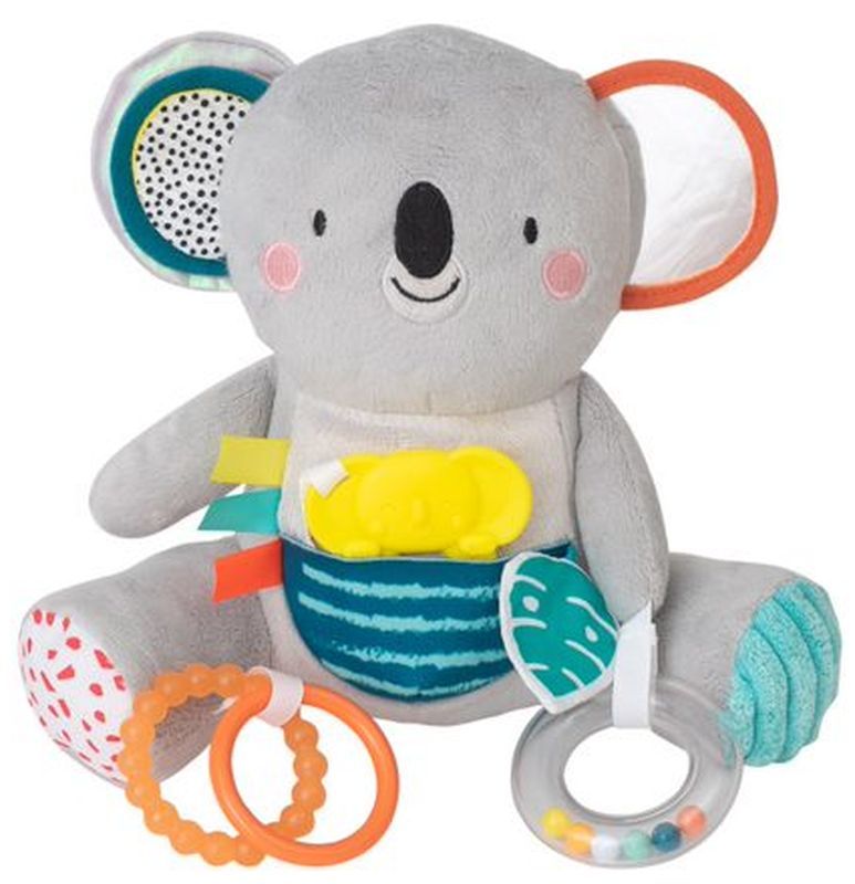 Baby soft toy, Taf Toys, Koala with activities, 13 x 10 x 25 cm