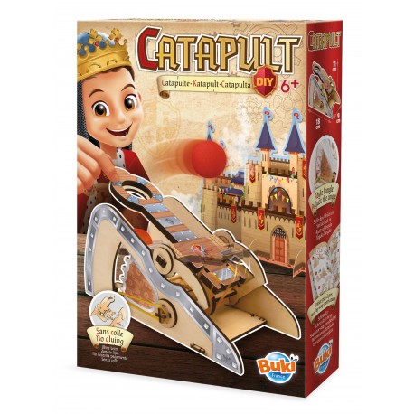 Educational assembly game, Buki, DIY catapult