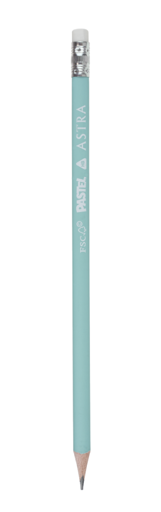 Pencil with eraser, Astra, HB, 1 pc.