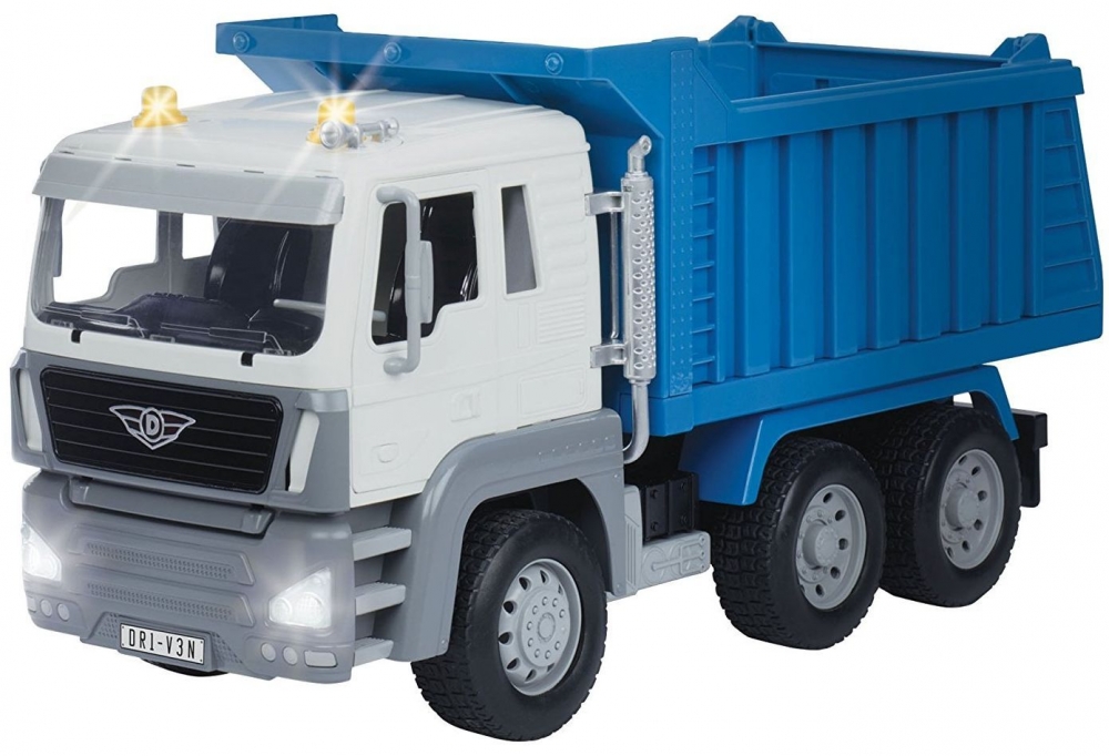 Children′s toy, Battat, Dump truck with sound and lights, 47.6 x 18.3 x 24 cm