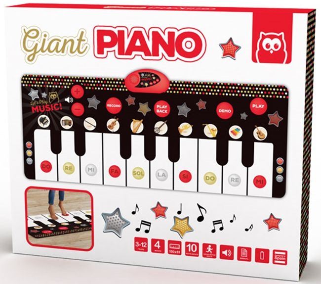 Children′s toy, Eurekakids, Floor piano, 150 x 61 cm