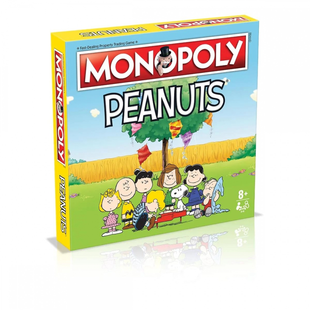 Board game, Winning Moves monopoly, peanuts