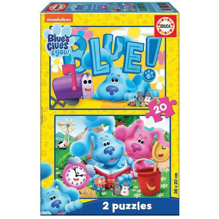 Puzzle, Educa, Riddles of Blue, 2 x 20 pieces
