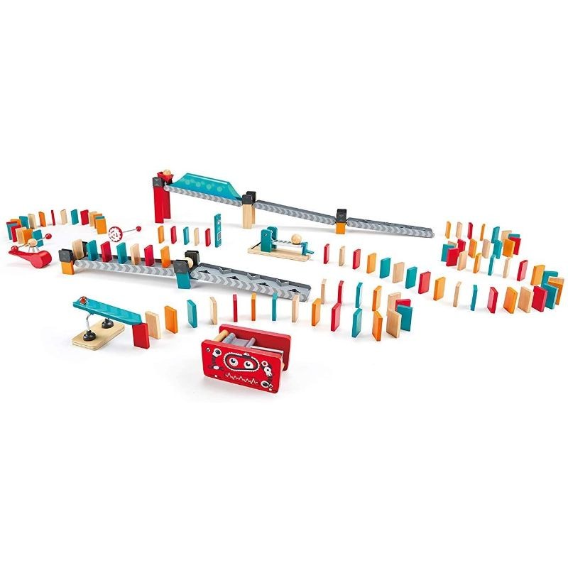 Wooden game set, Hape, Domino, Factory, 122 pieces