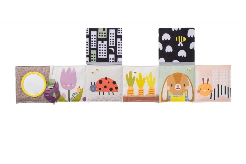 Baby soft book, Taf Toys, Urban Garden, Animals, 15 x 85 cm